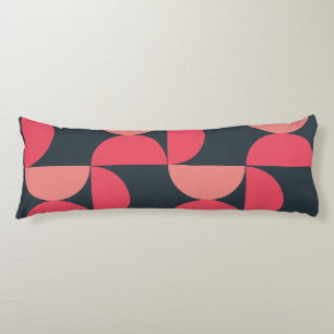 Mid-Century Modern Summer Sunset Body Cushion