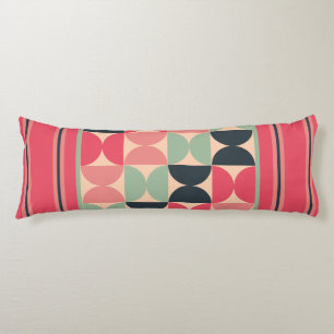 Mid-Century Modern Summer Sunset     Body Cushion