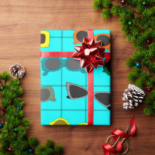 Mid-Century Modern Sunglasses Wrapping Paper