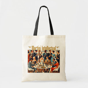 Mid Century Modern The Martini Intellectuals  Tote Bag