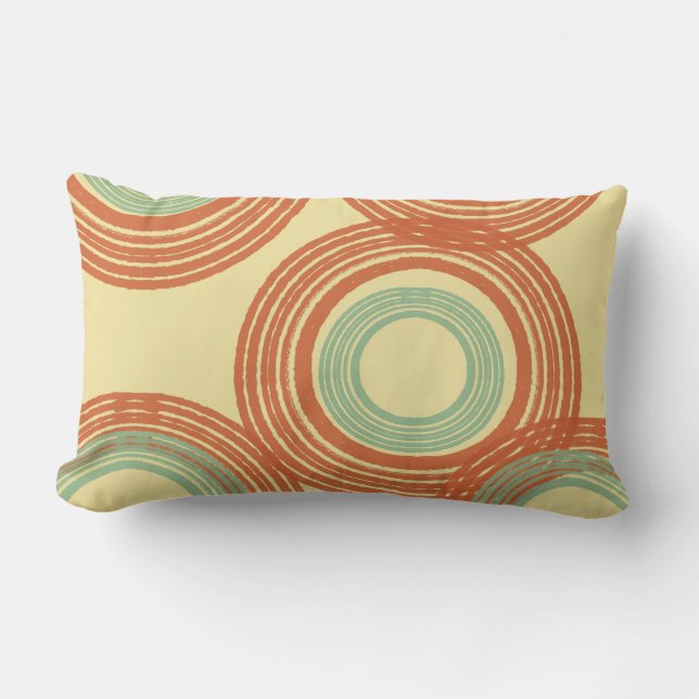 Mid Century Modern Throw Pillow (Front)