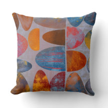 Mid-Century Modern Throw Pillow