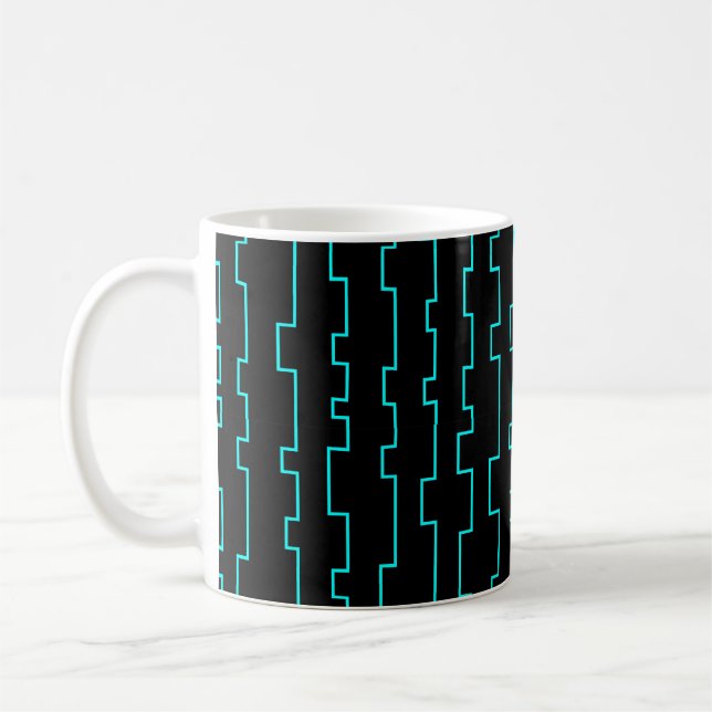 Mid-Century Modern Trellis  Coffee Mug (Left)