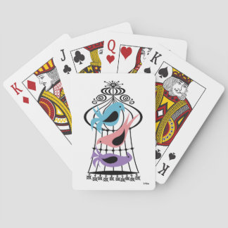Mid Century Modern Trio of Birds 2 Playing Cards