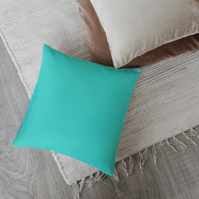 Mid-Century Modern Turquoise Blue Cushion (Creator Uploaded)