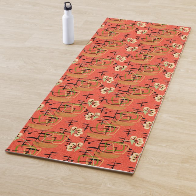 Mid-Century Modern | Two Patterns | Atomic Style Yoga Mat (In Situ)