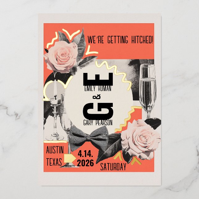 Mid-century Modern Vintage Collage (Front)