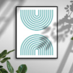 Mid century, Modern wall art, Minimalist geometric Photo Print<br><div class="desc">Elevate your space with this Modern Wall Art canvas,  Redefine your decor with a touch of retro charm. Shop now and transform your space into a gallery of style! 🎨✨ #MidCentury #ModernArt #GeometricElegance</div>