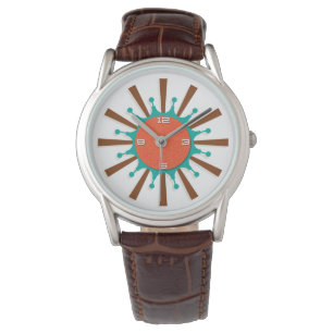 Mid-Century Modern Watch - Graphic Spokes