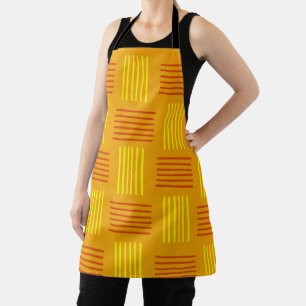 Mid-Century Modern Weave  Apron