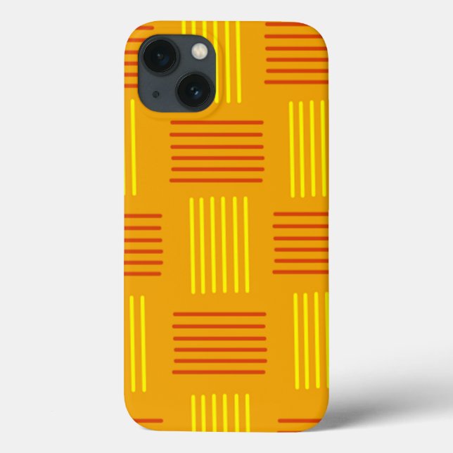 Mid-Century Modern Weave Case-Mate iPhone Case (Back)