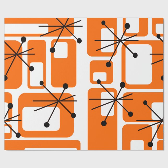 Mid-Century Modern Wrapping Paper (Seam)