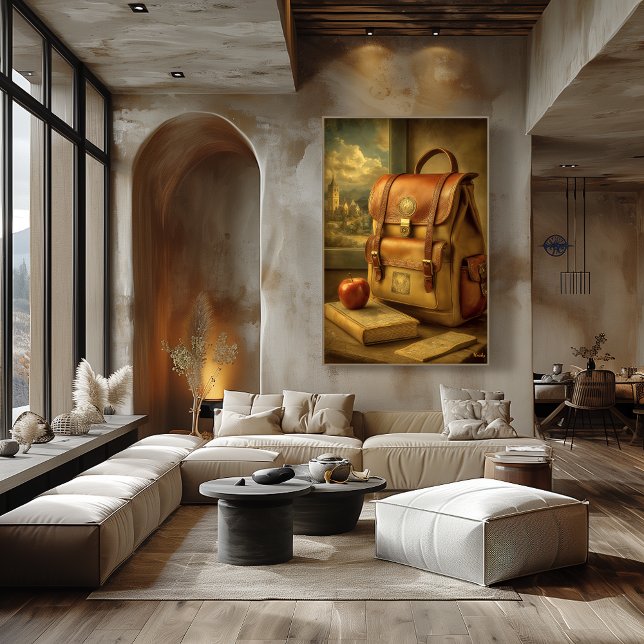 Mid-Century Retro Education Art – Timeless Journey Poster (Creator Uploaded)