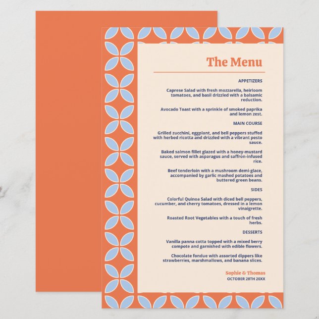 Mid Century Retro Wedding (Front/Back)