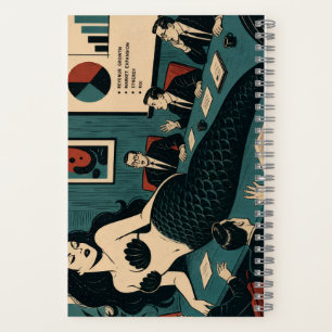 Mid Century Sea Witch on Q3 Corporate Meeting Day Notebook