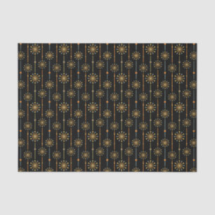 Mid Century Starburst Stripe Custom Colors SVG Tissue Paper
