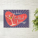 Mid Century Style Cocktail Lounge Poster<br><div class="desc">Mid Century Style Cocktail Lounge Poster - The unmistakable class of mid-century design brings its own style to any setting. It all comes together right here to make this awesome personalised cocktail lounge poster. You’ll have it made in the shade. This fantastic poster is ideal for styling up your home...</div>