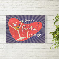 Mid Century Style Cocktail Lounge