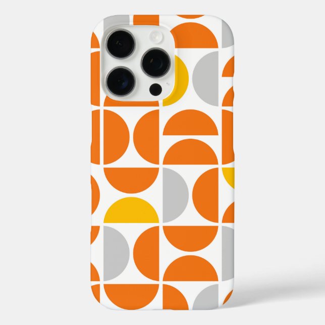 Mid Century Sunny Tiles Case-Mate iPhone Case (Back)