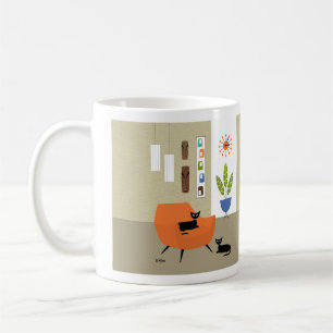 Mid Century Tikis on the Wall Room Coffee Mug