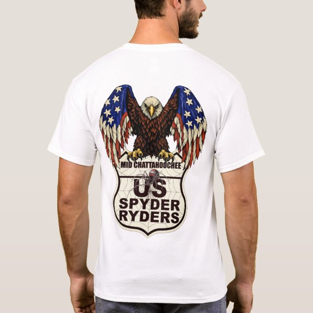 Mid Chattahoochee Chapter - Eagle Logo 2s T-Shirt (Back)