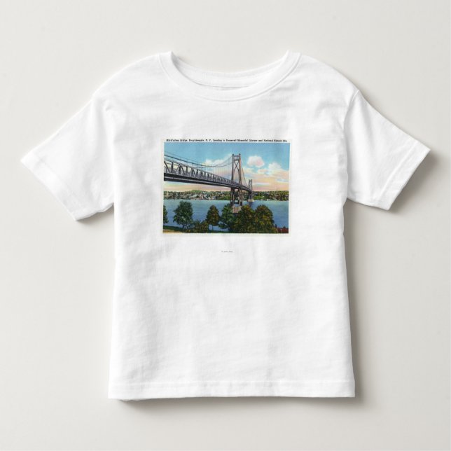 Mid-Hudson Bridge to Roosevelt Nat'l Historic Toddler T-Shirt (Front)