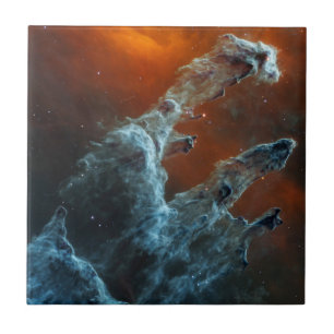 Mid-Infrared The Pillars Of Creation. Ceramic Tile