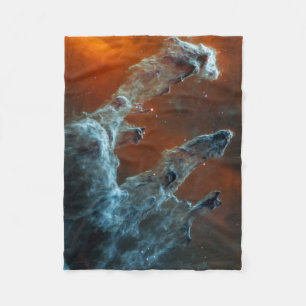Mid-Infrared The Pillars Of Creation. Fleece Blanket