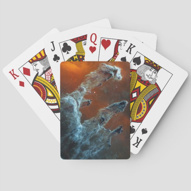 Mid-Infrared The Pillars Of Creation. Playing Cards (Back)