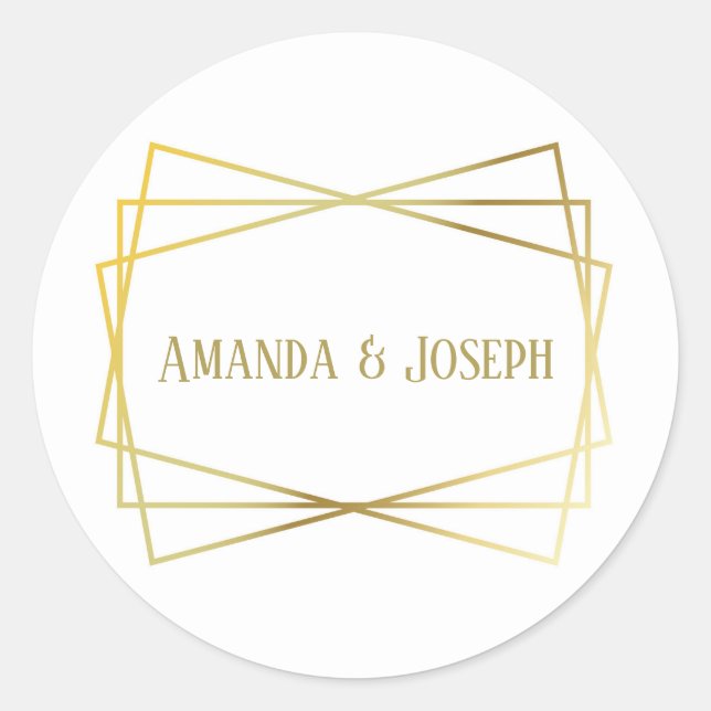 Mid Mod Design - Circle Sticker (Front)