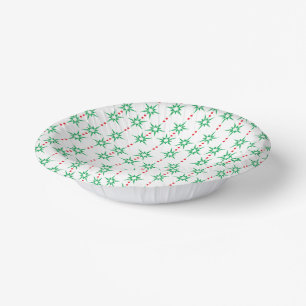 Mid Mod Garland Paper Bowl Paper Plate