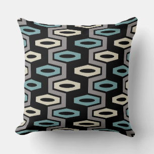 Mid-Mod Geometric Pattern Cushion