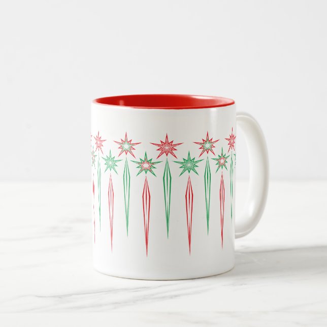 Mid Mod Icicles Classic 11oz. Mug  (Front Right)