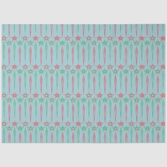 Mid Mod Icicles Tissue Paper (Front)