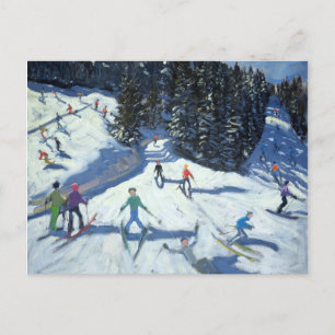 Mid-morning on the Piste 2004 Postcard