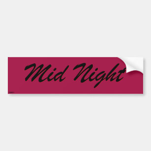 Mid Night Racing Sticker