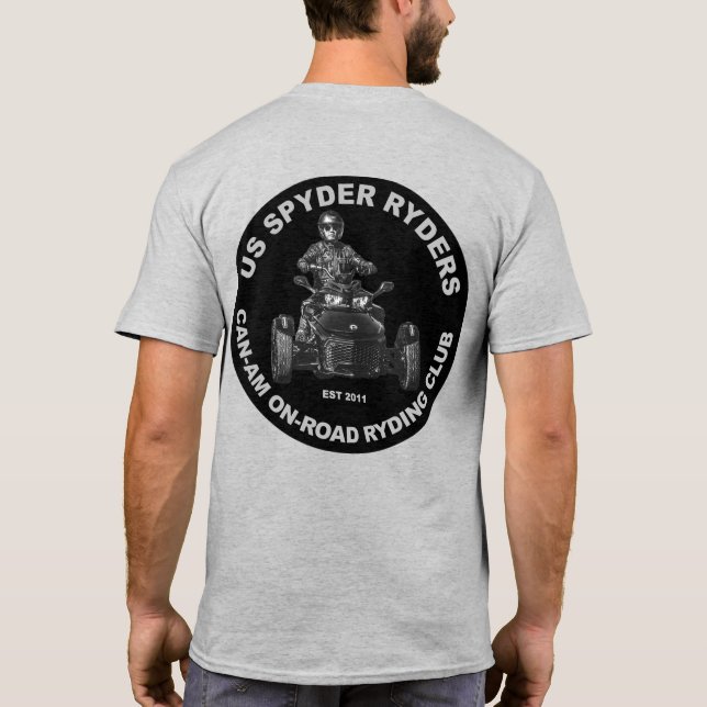 Mid South Chapter - Round Black T-Shirt (Back)