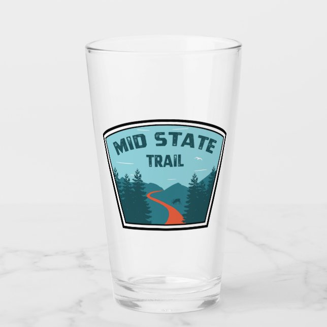 Mid State Trail Pennsylvania Glass (Front)