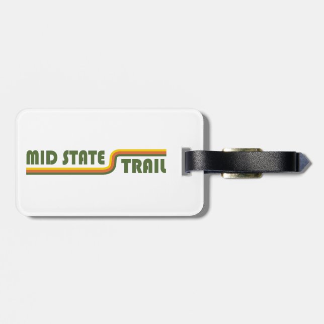 Mid State Trail Pennsylvania Luggage Tag (Back Horizontal)