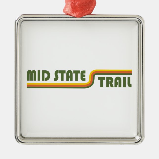 Mid State Trail Pennsylvania Metal Ornament (Front)