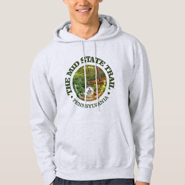 Mid State Trail (rd) Hoodie (Front)