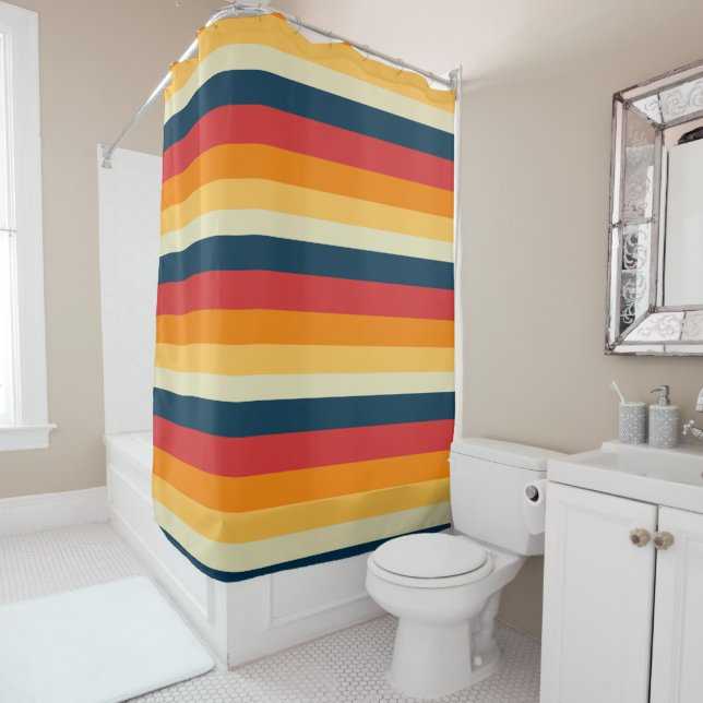Mid Summer Heat Shower Curtain (In Situ)