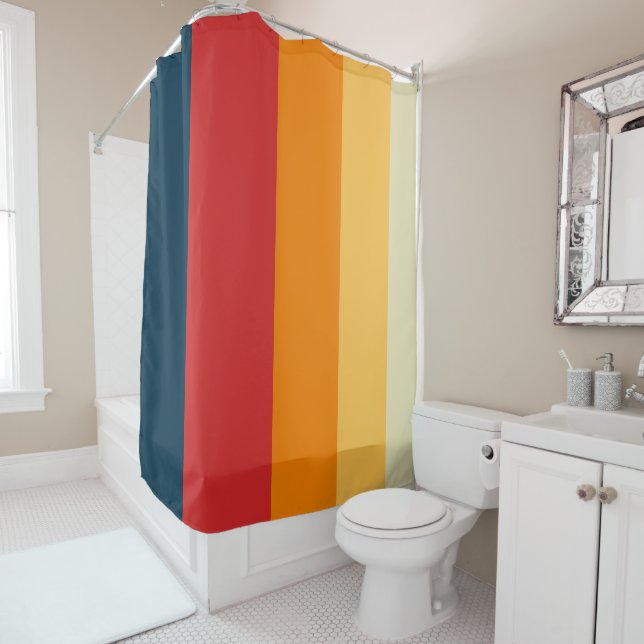 Mid Summer Heat Shower Curtain (In Situ)