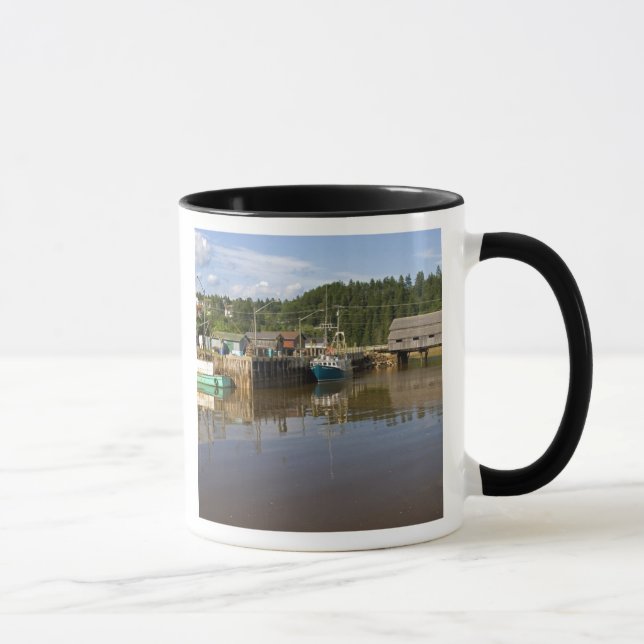 Mid tide at the Bay of Fundy at St. Martins, New Mug (Right)