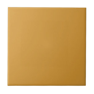 Mid-tone Golden Brown Yellow Solid Colour SW 6685 Ceramic Tile