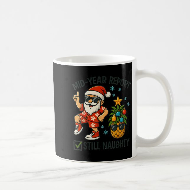 Mid Year Rert Still Naughty On The Beach Christmas Coffee Mug (Right)