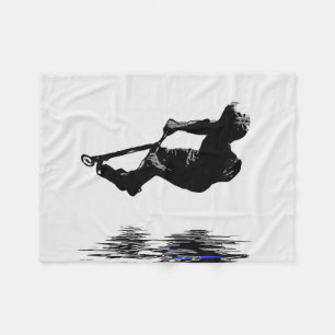 Midair Stunts - Scooter Rider Fleece Blanket