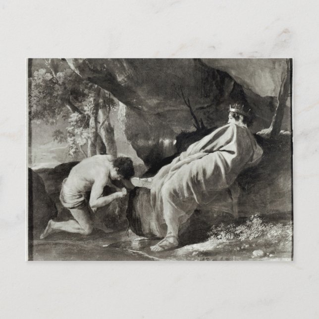 Midas at the source of the River Pactolus Postcard (Front)