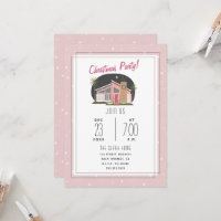 Midcentry Modern Pink Christmas Party