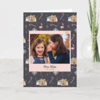 Midcentury Christmas House Palm Tree Photo Holiday